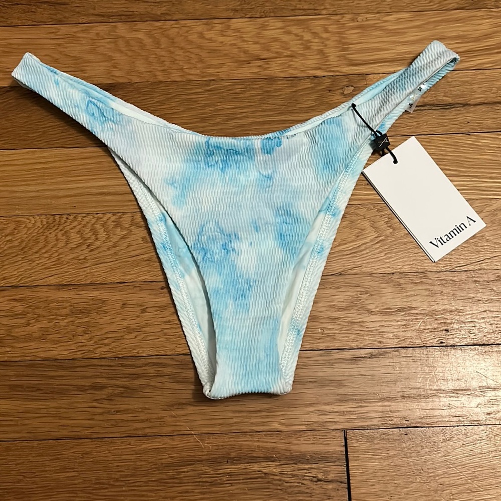 Vitamin A California High Leg Brazilian Bikini Bottoms